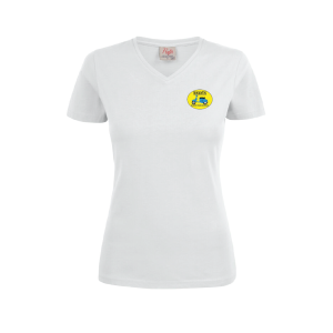 Snails Texet t-shirt heavy V-neck dam