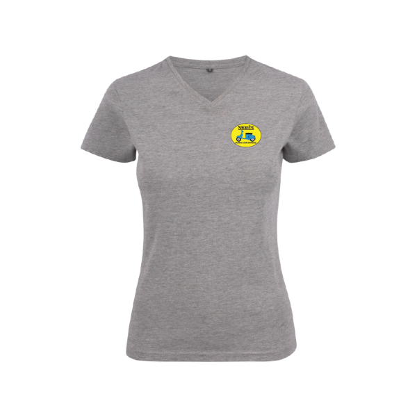 Snails Texet t-shirt heavy V-neck dam - Bild 4